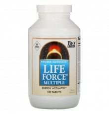 Source Naturals, Жизненная сила, без железа, 180 таблеток