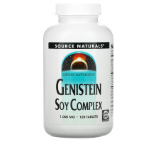 Source Naturals, Генистеин, соевый комплекс, 1,000 мг, 120 таблеток