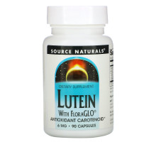 Source Naturals, Лютеин 6 мг, 90 капсул