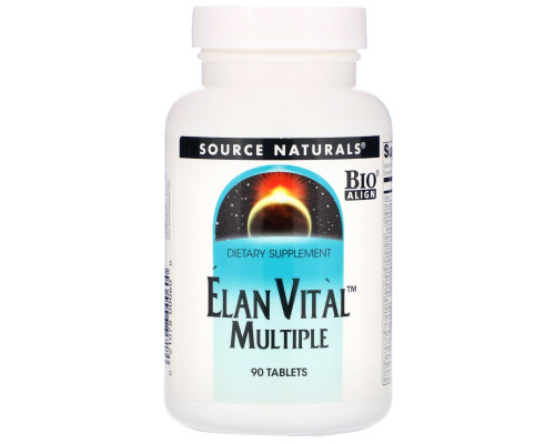 Source Naturals, Elan Vital Multiple, 90 таблеток Source Naturals, Elan Vital Multiple, 90 таблеток