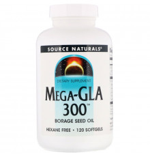 Source Naturals, Мега-ГЛК 300, 120 гелевых капсул