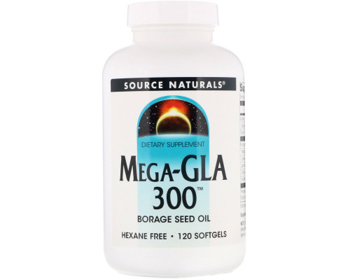 Source Naturals, Мега-ГЛК 300, 120 гелевых капсул Source Naturals, Мега-ГЛК 300, 120 гелевых капсул
