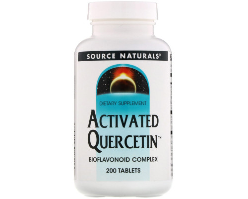 Source Naturals, Активированный кверцетин, 200 таблеток Source Naturals, Активированный кверцетин, 200 таблеток