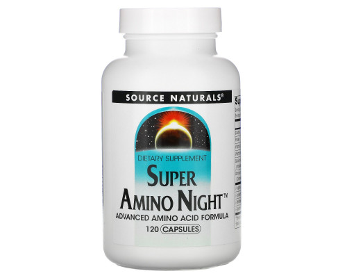 Source Naturals, Супер Амино Ночь, 120 капсул Source Naturals, Супер Амино Ночь, 120 капсул