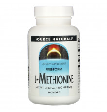 Source Naturals, L-Метионин 3.53 унции (100 г)