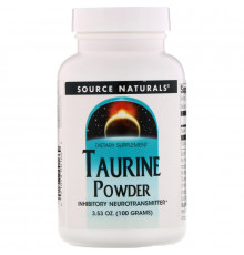 Source Naturals, Порошок таурина, 3.53 унций (100 г)