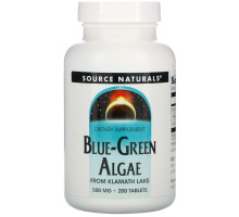 Source Naturals, Сине-зеленая водоросль, 200 таблеток