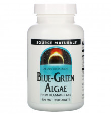 Source Naturals, Сине-зеленая водоросль, 200 таблеток
