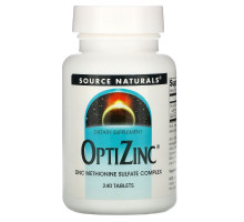 Source Naturals, OptiZinc, 240 таблеток