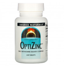 Source Naturals, OptiZinc, 240 таблеток