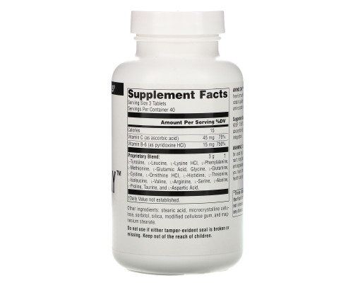Source Naturals, Amino Day, 1,000 мг, 120 таблеток Source Naturals, Amino Day, 1,000 мг, 120 таблеток