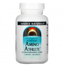 Source Naturals, Аминокислоты для спортсменов, 1000 мг, 100 таблеток