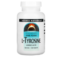 Source Naturals, L-Тирозин, 500 мг, 100 таблеток