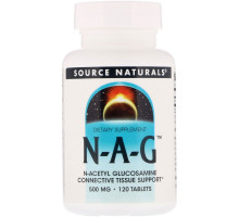 Source Naturals, N-A-G, 500 мг, 120 таблеток