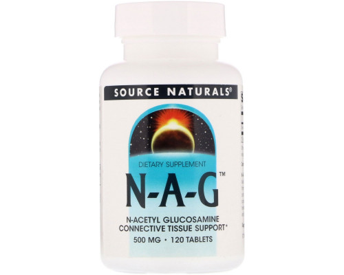 Source Naturals, N-A-G, 500 мг, 120 таблеток Source Naturals, N-A-G, 500 мг, 120 таблеток