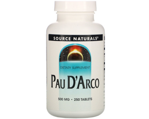 Source Naturals, По д'Арко, 500 мг 250 таблеток Source Naturals, По д'Арко, 500 мг 250 таблеток