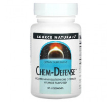Минералы и микроэлементы Source Naturals, Chem-Defense, апельсин`` 90 пастилок