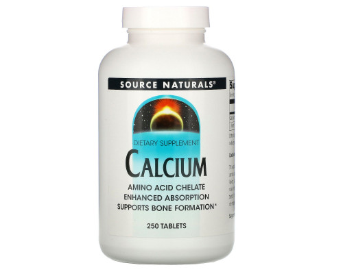 Source Naturals, Кальций, 250 таблеток Source Naturals, Кальций, 250 таблеток