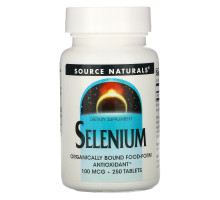 Source Naturals, Селен, 100 мкг, 250 таблеток