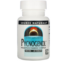 Source Naturals, Пикногенол, 100 мг, 60 таблеток