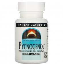 Source Naturals, Пикногенол, 100 мг, 60 таблеток