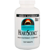 Source Naturals, Heart Science, комплекс мультинутриентов, 120 таблеток