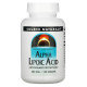 Source Naturals, Альфа-липоевая кислота, 200 мг, 120 таблеток