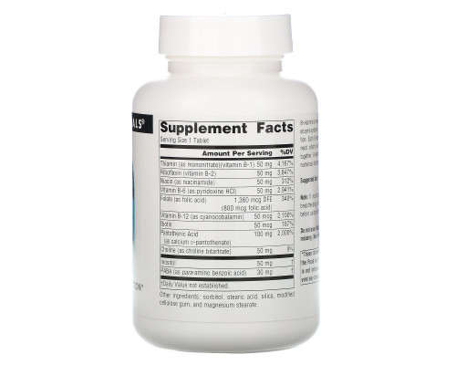 Source Naturals, Комплекс B-50, 50 мг, 100 таблеток Source Naturals, Комплекс B-50, 50 мг, 100 таблеток