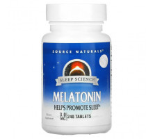БАДы Source Naturals, Мелатонин, 3,0 мг, 240 таблеток