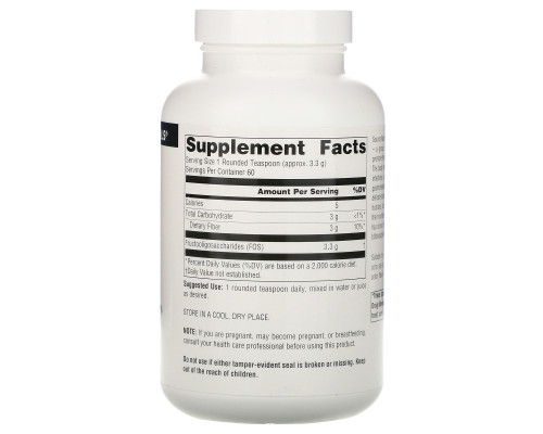 Source Naturals, Порошок FOS, 7.05 унций (200 г) Source Naturals, Порошок FOS, 7.05 унций (200 г)