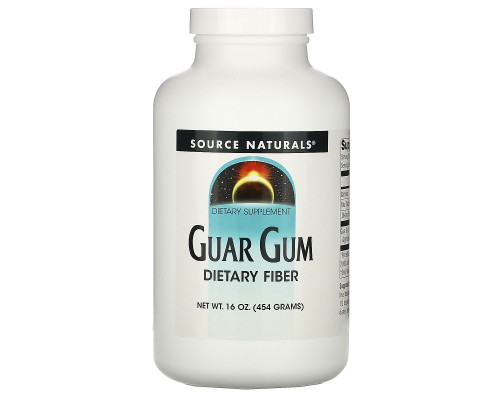 Source Naturals, Гуаровая Камедь 16 унции (453.6 г) Source Naturals, Гуаровая Камедь 16 унции (453.6 г)