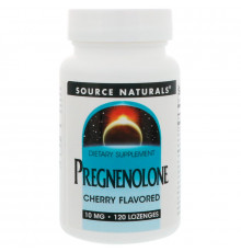 Source Naturals, Pregnenolone Cherry Flavored, 10 mg, 120 Lozenges