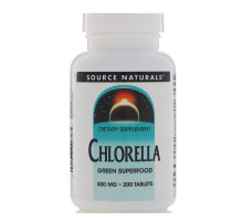 Source Naturals, Хлорелла 200 таблеток