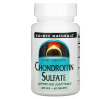Source Naturals, Chondroitin Sulfate, 400 мг, 60 таблеток