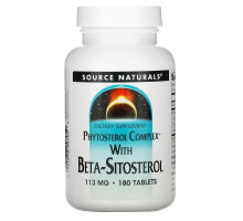 Source Naturals, Фитостерольный комплекс с бета-ситостеролом, 113 мг, 180 таблеток
