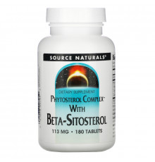 Source Naturals, Фитостерольный комплекс с бета-ситостеролом, 113 мг, 180 таблеток