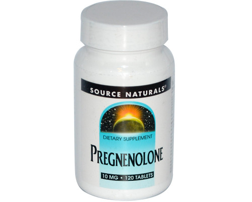 Source Naturals, Прегненолон, 10 мг, 120 таблеток Source Naturals, Прегненолон, 10 мг, 120 таблеток