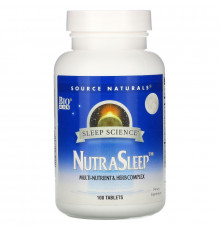 Source Naturals, Пищевая добавка NutraSleep, 100 таблеток