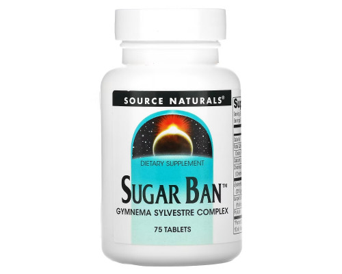 Source Naturals, Sugar Ban, 75 Tablets