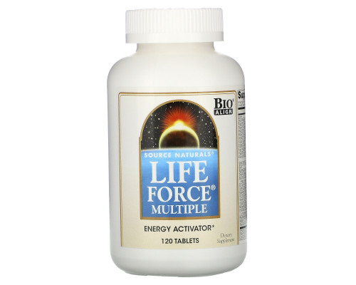 Source Naturals, Life Force Multiple, 120 таблеток Source Naturals, Life Force Multiple, 120 таблеток
