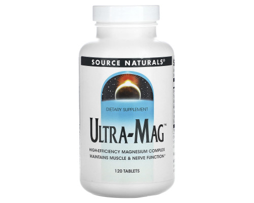 Source Naturals, Комплекс Ultra-Mag, 120 таблеток Source Naturals, Комплекс Ultra-Mag, 120 таблеток