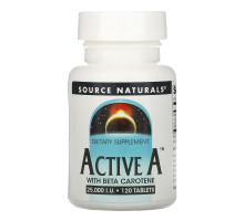Source Naturals, Active A, 25,000 IU, 120 Таблеток