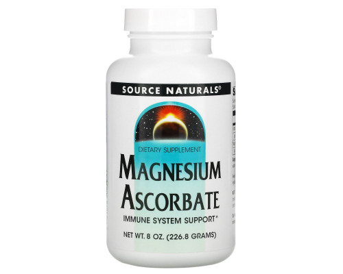 Source Naturals, Аскорбат магния, 8 унций (226,8 г) Source Naturals, Аскорбат магния, 8 унций (226,8 г)