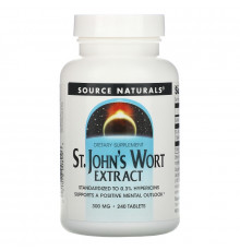Source Naturals, Экстракт зверобоя, 300 мг, 240 таблеток