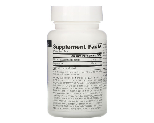 Source Naturals, Прегненолон, 50 мг, 120 таблеток Source Naturals, Прегненолон, 50 мг, 120 таблеток