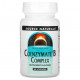 Витамины группы B Source Naturals, комплекс ферментированных витаминов группы B, со вкусом перечной мяты, 60 таблеток для рассасывания