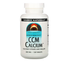 Source Naturals, CCM кальций, 300 мг, 120 таблеток