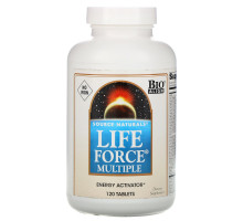 Source Naturals, Life Force Multiple, без железа, 120 таблеток