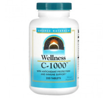 Витамин C Source Naturals, Wellness, C-1000`` 200 таблеток