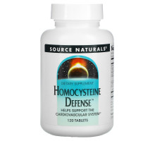 Source Naturals, Защита гомоцистеина, 120 таблеток